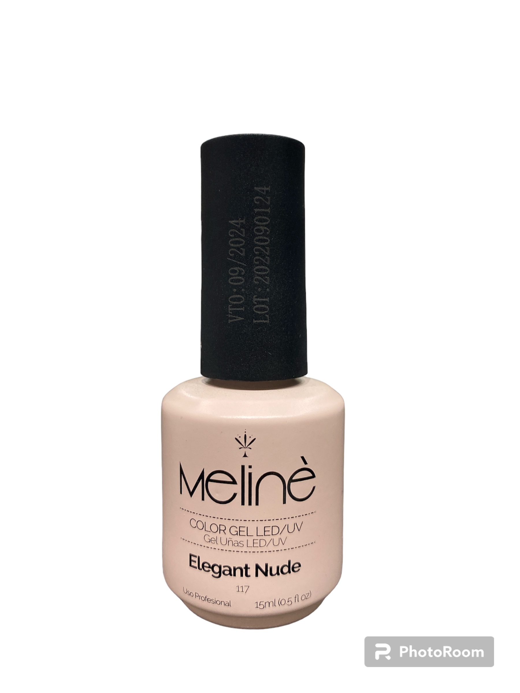 Esmalte 117 Elegant Nude Semipermanente x15ml Meline VTO 