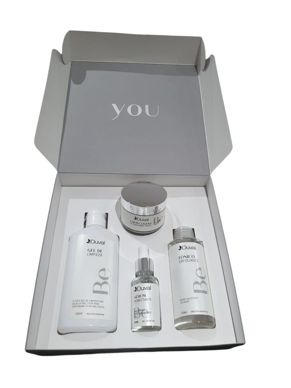 PROMO Kit Linea BE Serum, Tonico, Gel y Humectante Vegan, Cruelty, Paraben, Alchol FREE Dr Duval 
