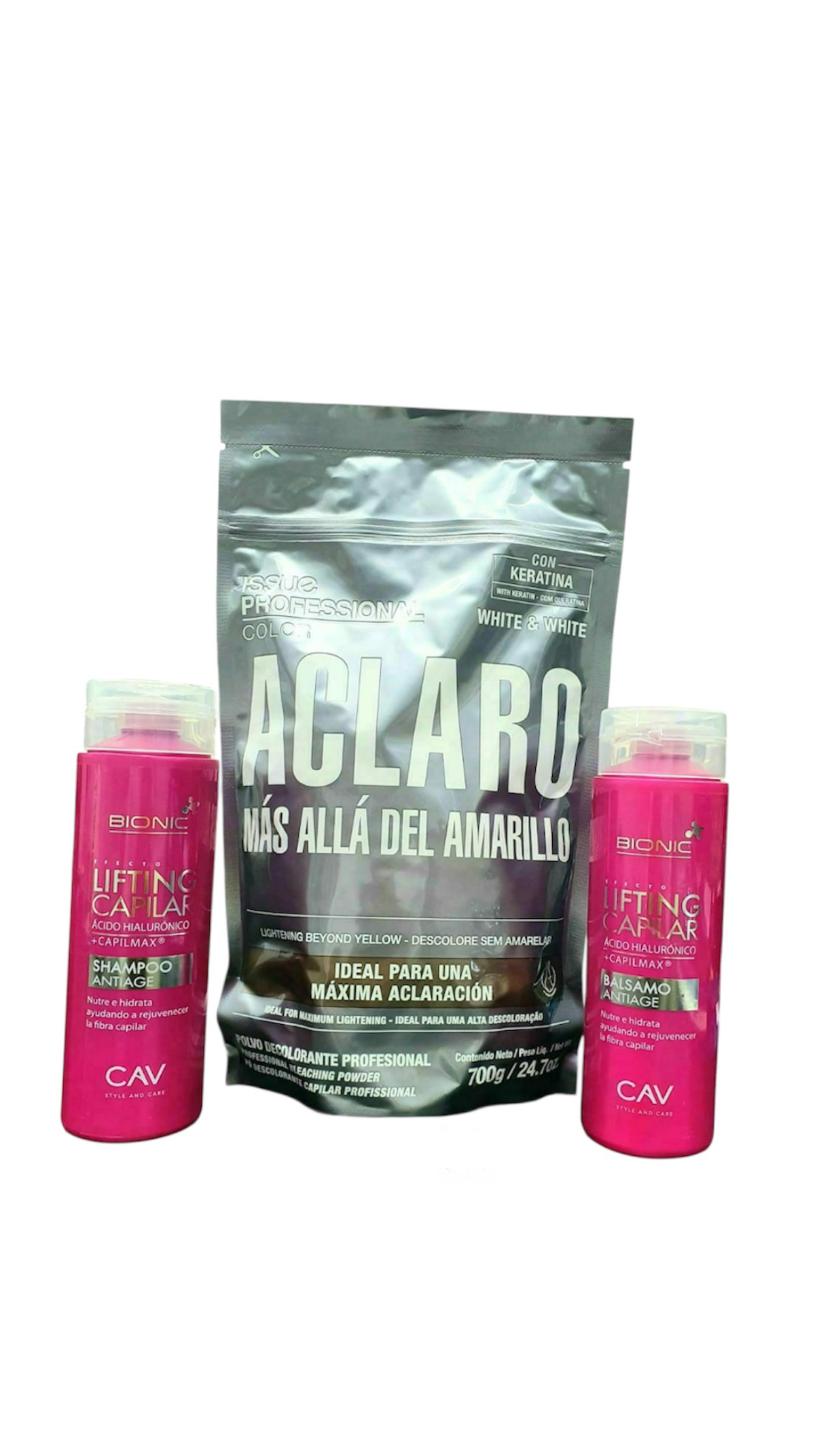 PROMO MIX ISSUE-CAV 1 DECO WHITE + 1 SHAMPO LIFTING + 1 BALSAMO LIFTING