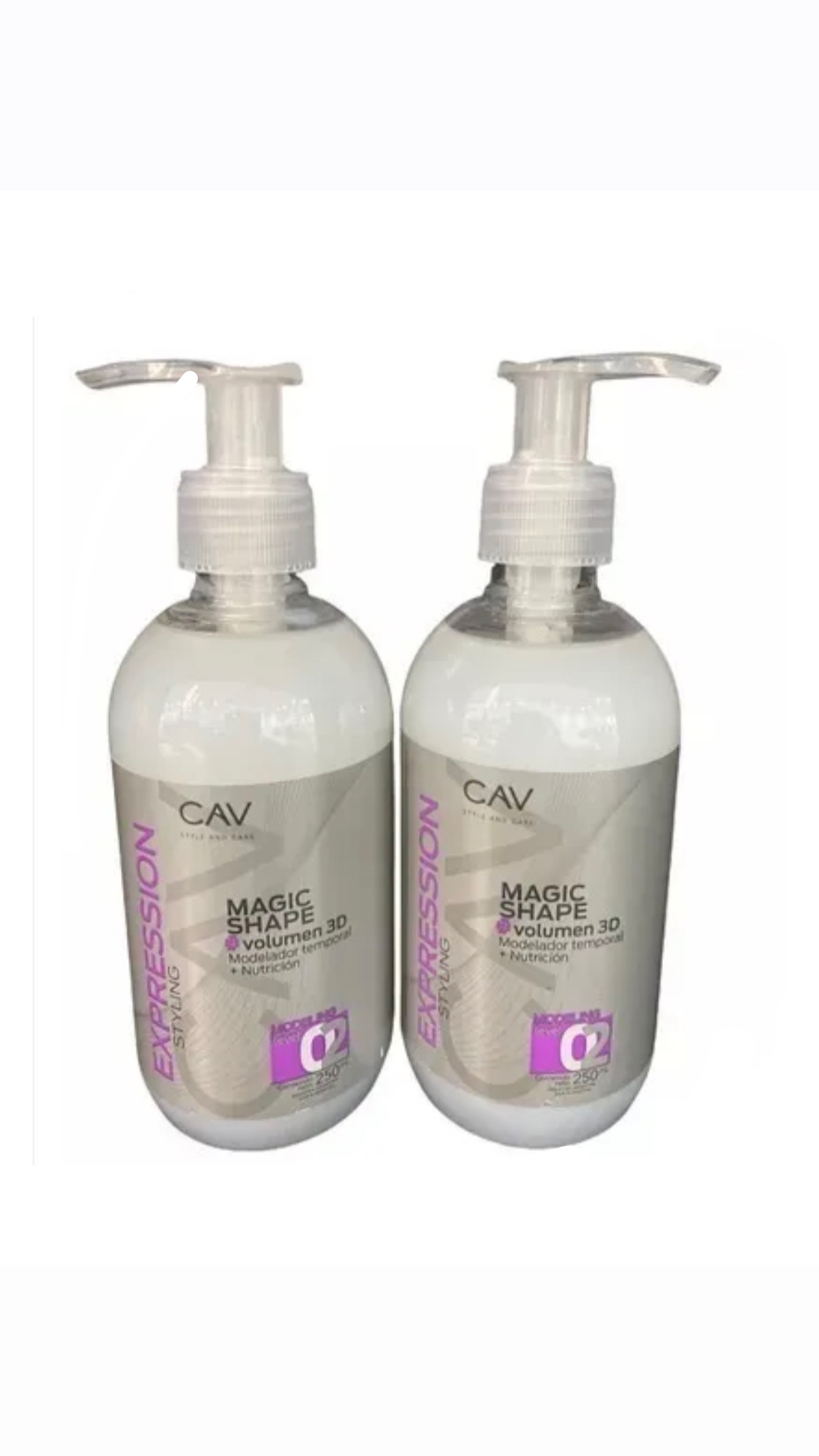 PROMO CAV STYLE   2 CREMAS DE PEINAR MAGIC SHAPE VEGANAS  X 250