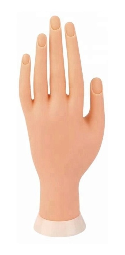 Mano de Practica de goma grande flexible MV