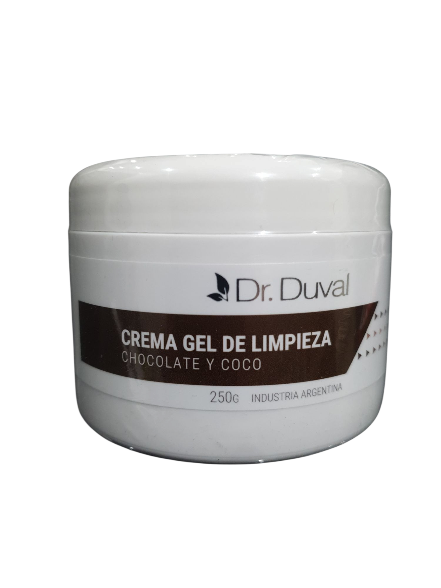 Crema Facial  Gel de limpieza con Chocolate, flavonoides, y coco x 250gr. Dr Duval 