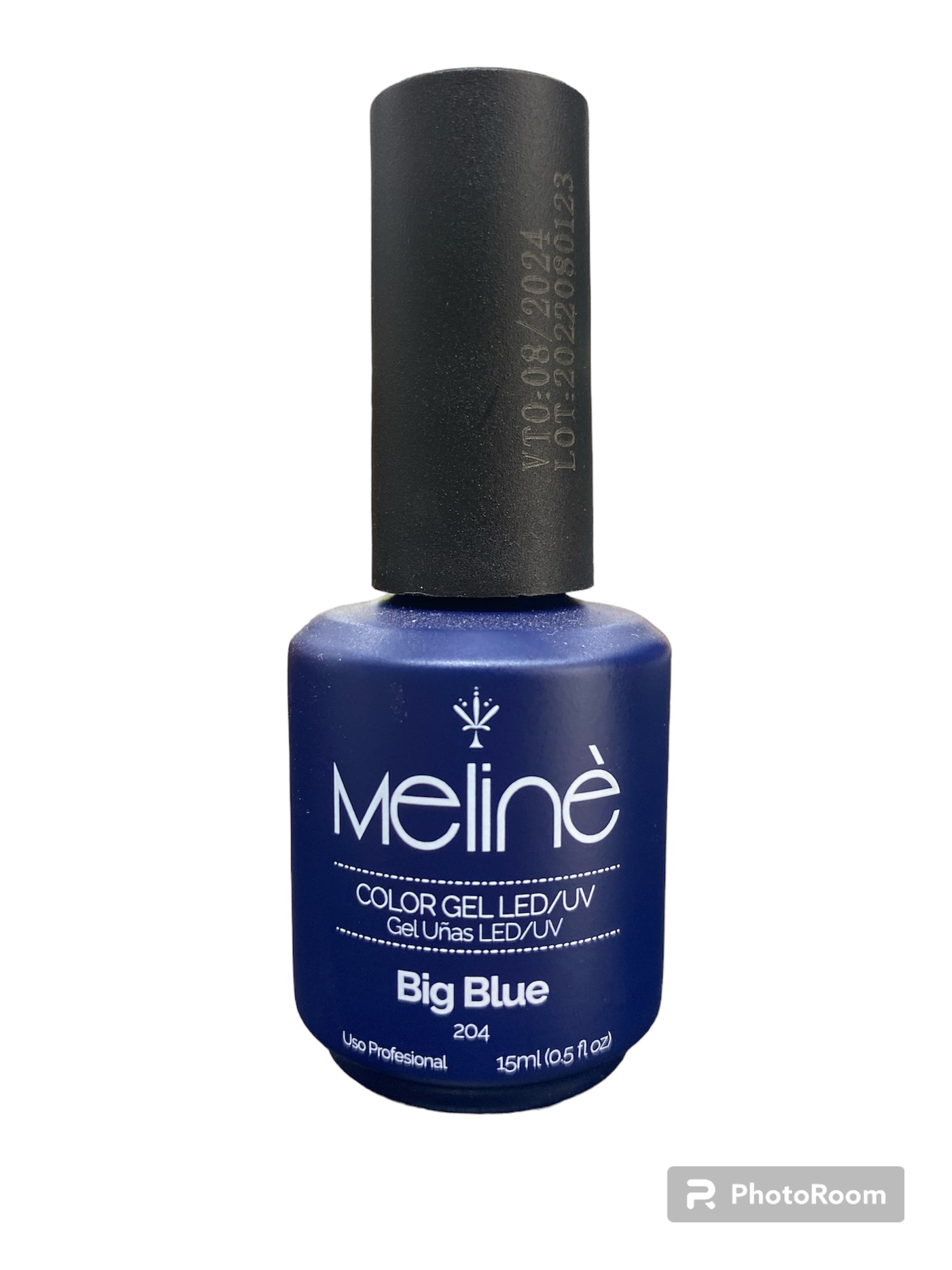 Esmalte 204 Big Blue  Semipermanente x15ml  Meline VTO 