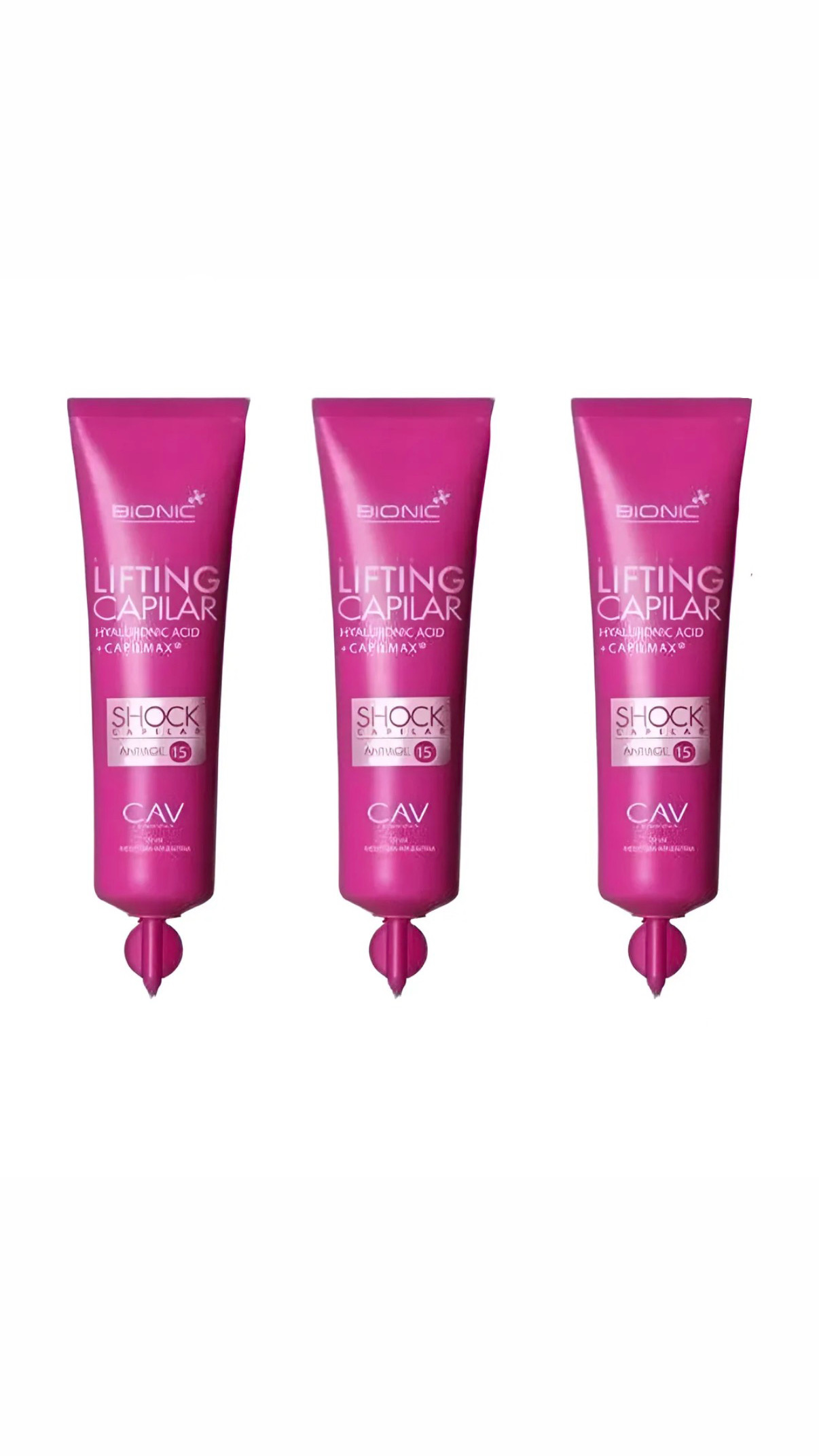 PROMO CAV LIFTING PARA CAIDA Y ENGROSAMIENTO 3 AMPOLLA  X 30 ML